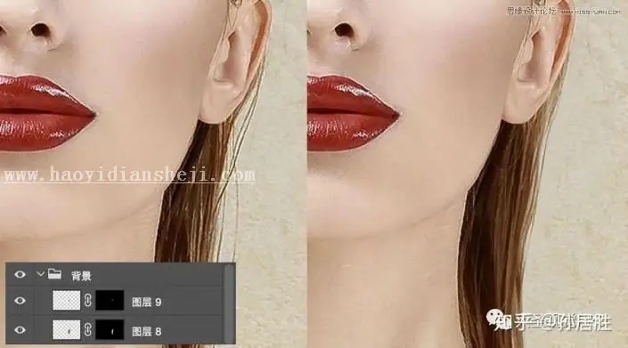 工笔画，用PS实例讲解中国风工笔画人像后期修图_www.haoyidiansheji.com