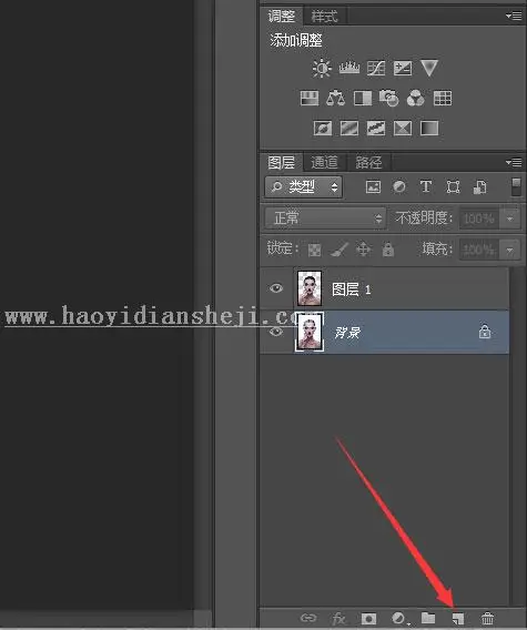 碎片效果，利用笔刷制作碎片人像效果_www.haoyidiansheji.com