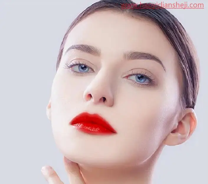 唇妆教程，给人物快速的更换嘴唇颜色_www.haoyidiansheji.com
