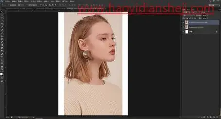 海报设计，给人物制作创意十足的切割海报照片_www.haoyidiansheji.com