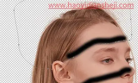 海报设计，给人物制作创意十足的切割海报照片_www.haoyidiansheji.com