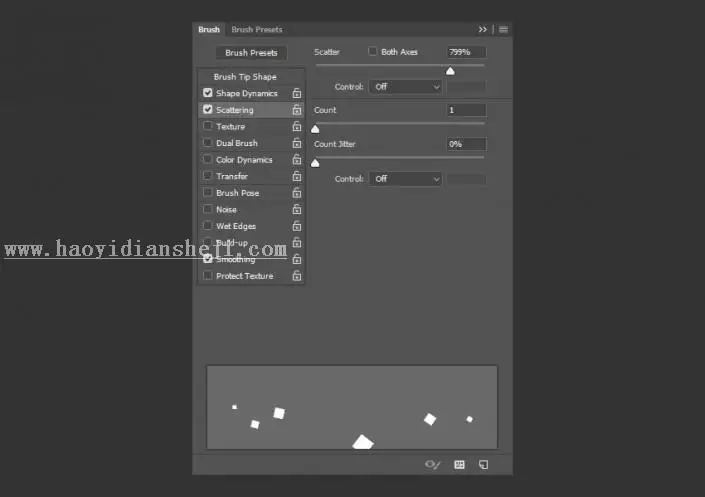 3D工具，通过PS中的3D功能创建膨胀3D文本效果_www.haoyidiansheji.com