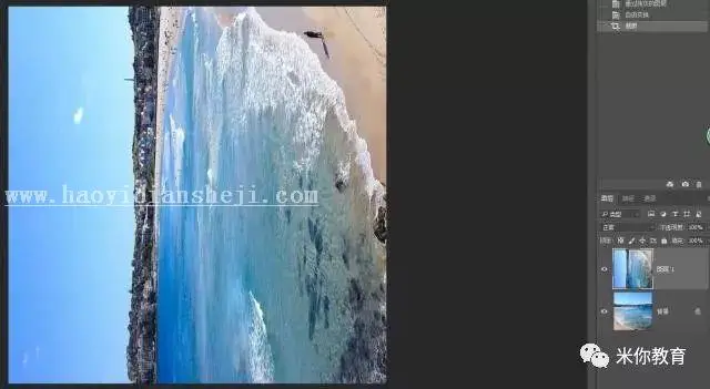 创意合成，PS合成超酷立体空间效果_www.haoyidiansheji.com