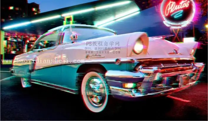 故障效果，用PS制作故障效果的艺术照片_www.haoyidiansheji.com