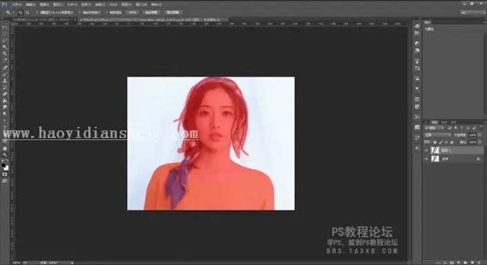 蒙版抠图，利用快速蒙版快速抠图教程_www.haoyidiansheji.com