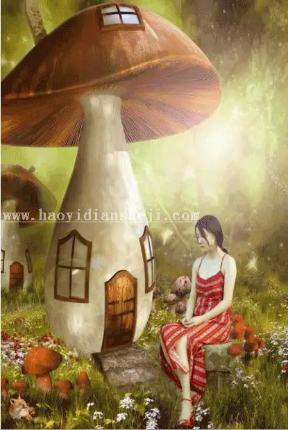 小人国，将废片制作成小人国效果_www.haoyidiansheji.com