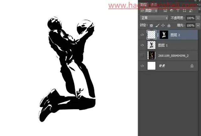 五彩效果，把科比在PS中制作成五彩缤纷效果人像_www.haoyidiansheji.com