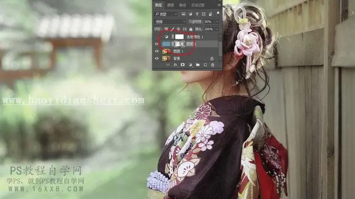 小清新，三步做出小清新人像照片_www.haoyidiansheji.com