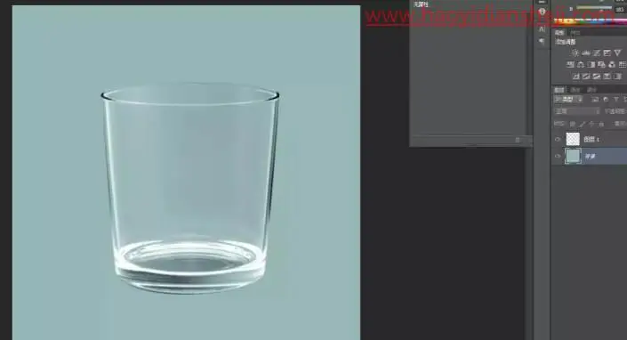 创意合成，通过PS设计玻璃杯里的海洋世界_www.haoyidiansheji.com