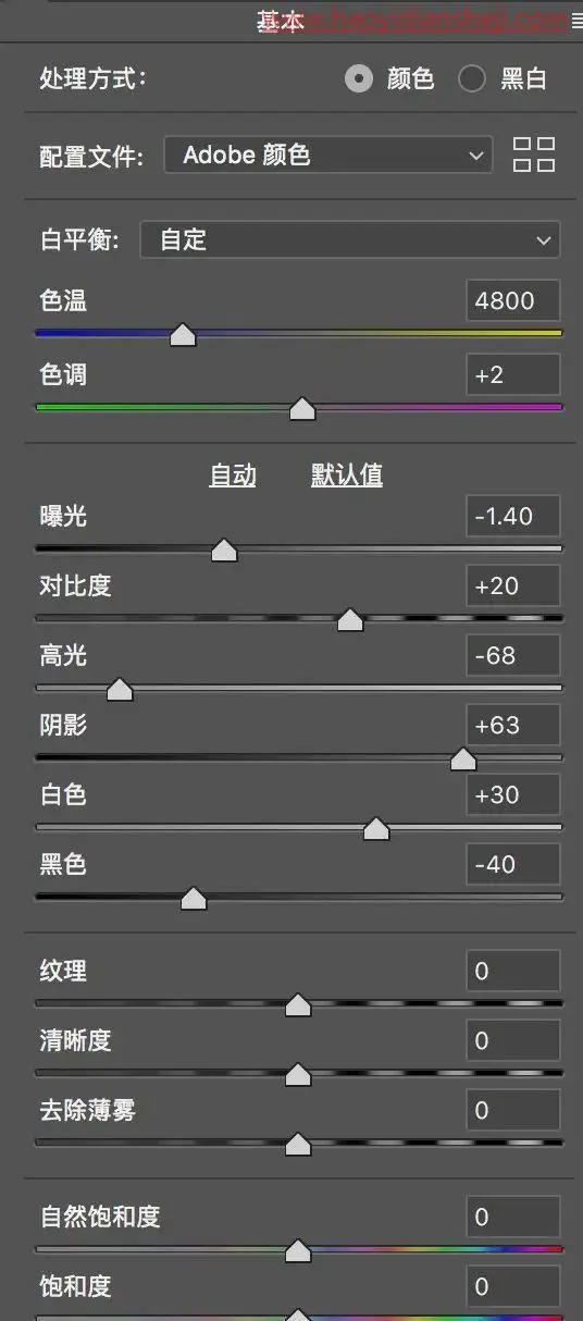 冷色调，调出高级感的森系人物照片_www.haoyidiansheji.com