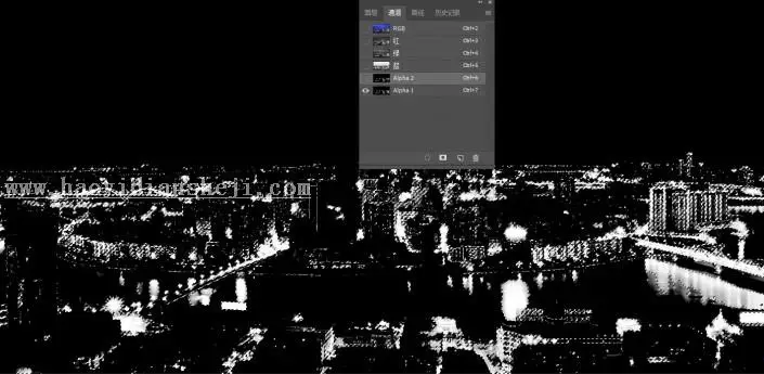 夜景调色，快速调出城市夜景的暗金色调_www.haoyidiansheji.com