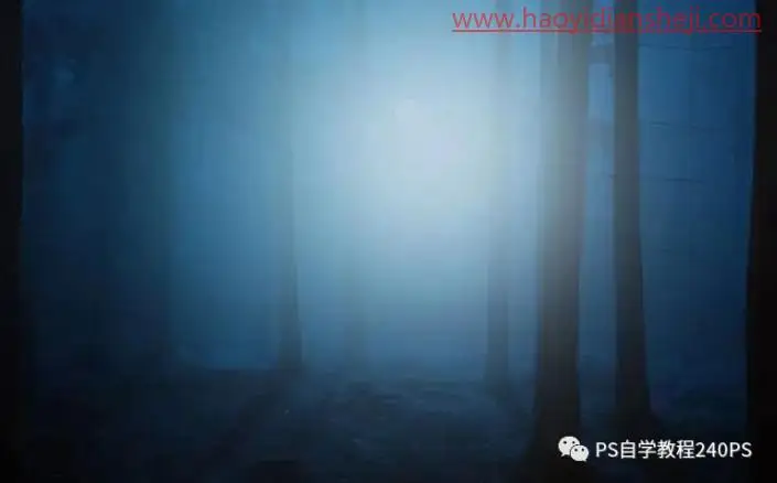 奇幻合成，合成鹿角中的神秘水世界_www.haoyidiansheji.com