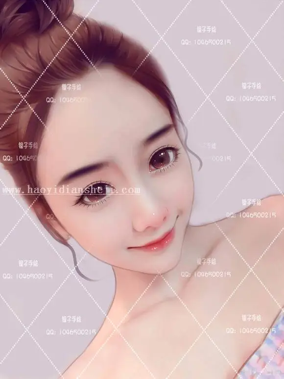 SAI教程，结合PS制作转手绘暖色调效果_www.haoyidiansheji.com