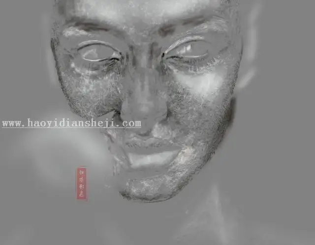 商业修图，用PS给人像进行精细化磨皮修图_www.haoyidiansheji.com