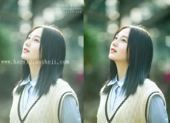 LR调色教程，通过LR调出前期雾蒙蒙的逆光小清新_www.haoyidiansheji.com