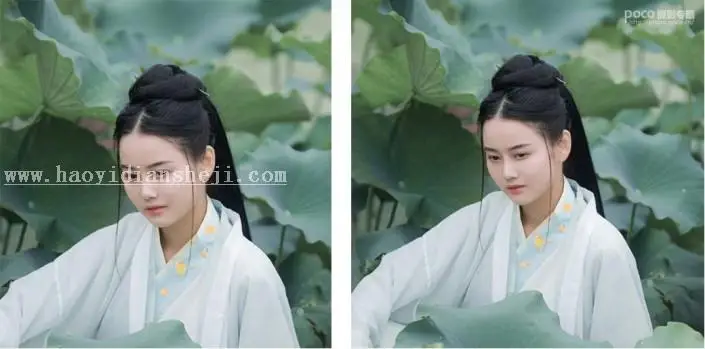 古风照片，用PS和LR制作有意境的古风人像_www.haoyidiansheji.com