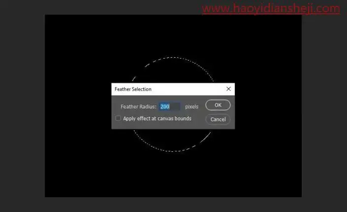 笔刷制作，在PS中创建逼真的光线效果笔刷_www.haoyidiansheji.com