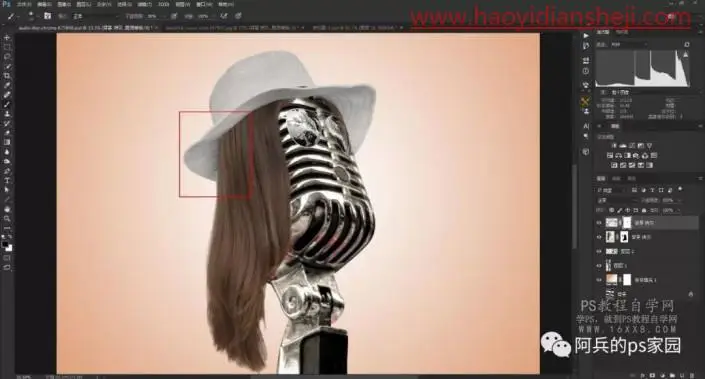 音乐海报，设计创意音乐比赛主题海报_www.haoyidiansheji.com
