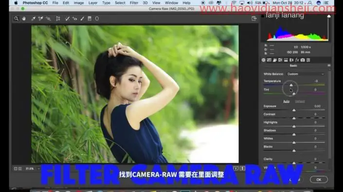 清新人像，在PS中打造夏日小清新人像后期调色_www.haoyidiansheji.com
