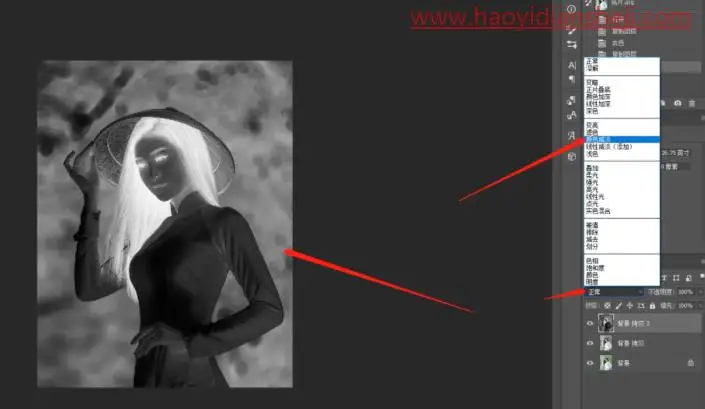 素描效果，用PS把图片转素描分分钟出稿_www.haoyidiansheji.com