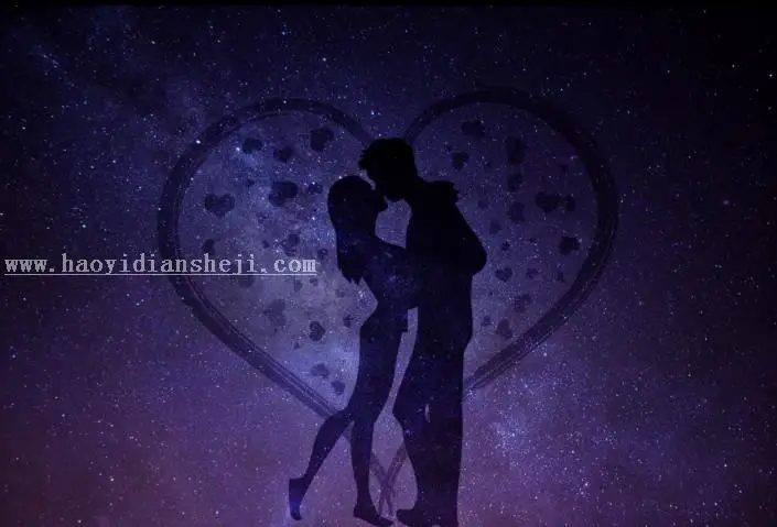 星空效果，制作星空剪影效果视频教程_www.haoyidiansheji.com