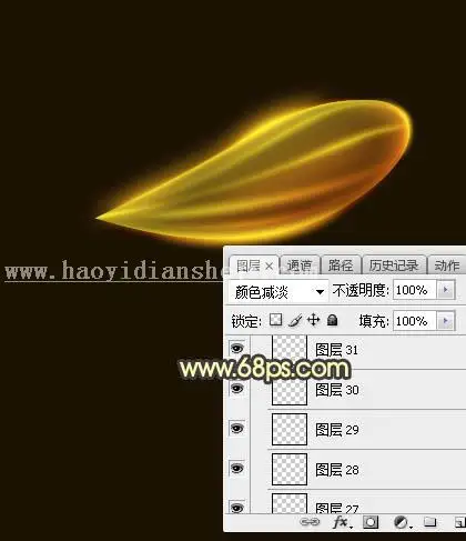 鼠绘蜻蜓，鼠绘一只简洁的发光蜻蜓图案_www.haoyidiansheji.com