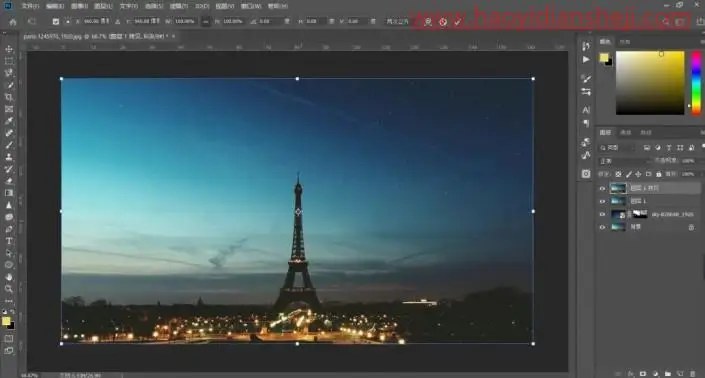 星轨效果，制作比较科幻的星轨效果照片_www.haoyidiansheji.com