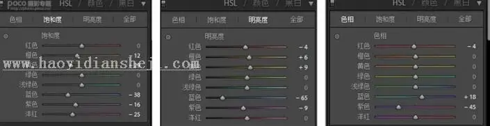 LR调色教程，通过LR把黑背景下拍的古风人像调出梦幻的感觉_www.haoyidiansheji.com