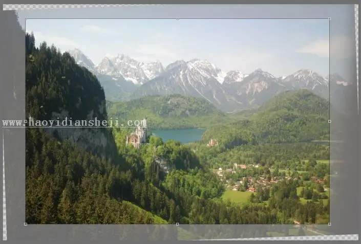 山景后期，用PS把前期是雾蒙蒙的照片变的通透清晰_www.haoyidiansheji.com