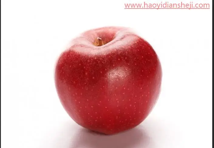艺术合成，合成一个风景优美的水晶苹果_www.haoyidiansheji.com