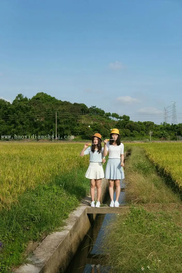 摄影教程，闺蜜照双人摄影教程_www.haoyidiansheji.com