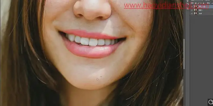 人物精修，通过PS给人物照片进行面部精修_www.haoyidiansheji.com