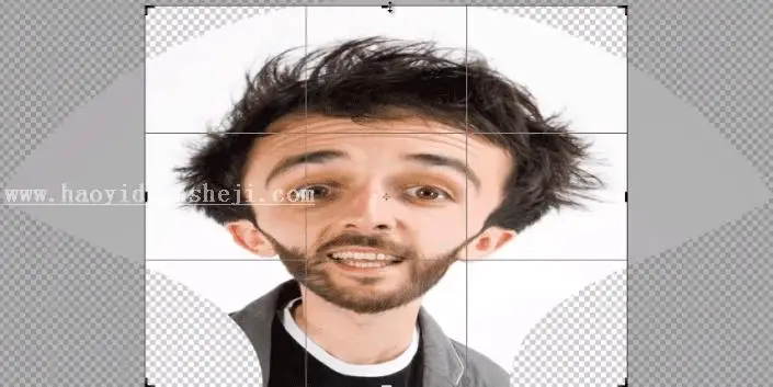 人像恶搞，用PS中的反向美化制作人物头像搞怪表情_www.haoyidiansheji.com