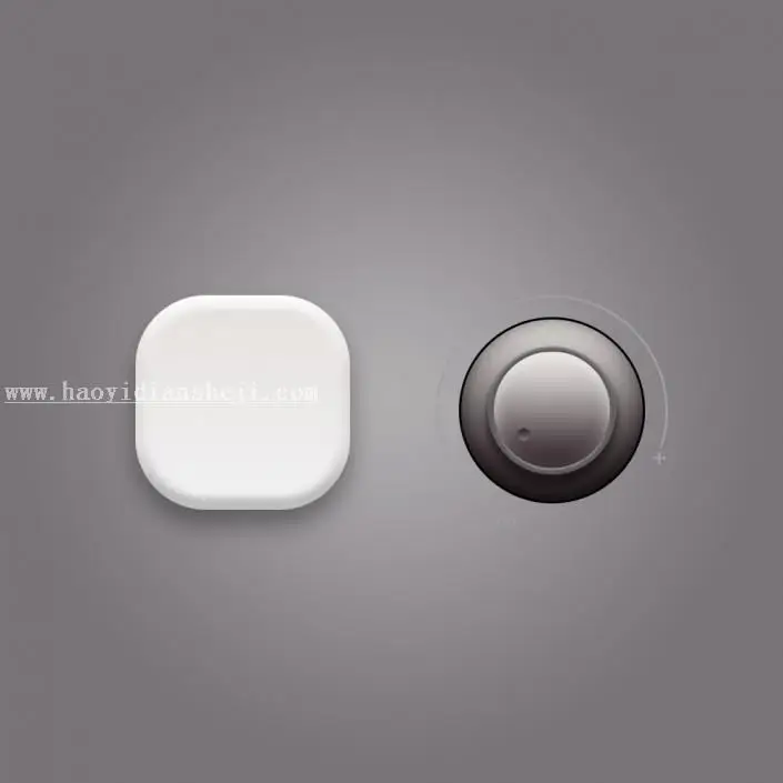 UI图标，设计旋转开关UI图标教程_www.haoyidiansheji.com