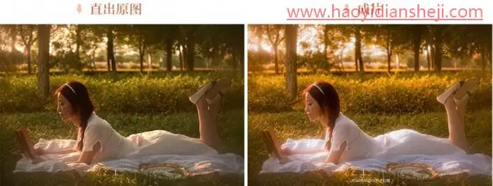 复古色，朦胧唯美复古写真前后期思路分享_www.haoyidiansheji.com