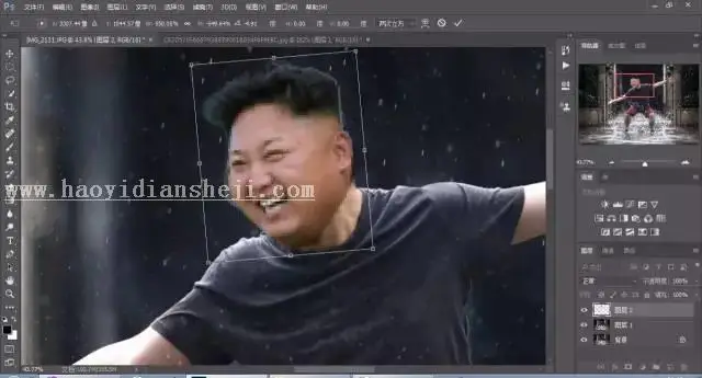 换脸教程，常见PS恶搞换头术教程_www.haoyidiansheji.com