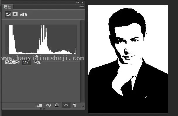 人像效果，快速制作文字人像效果_www.haoyidiansheji.com