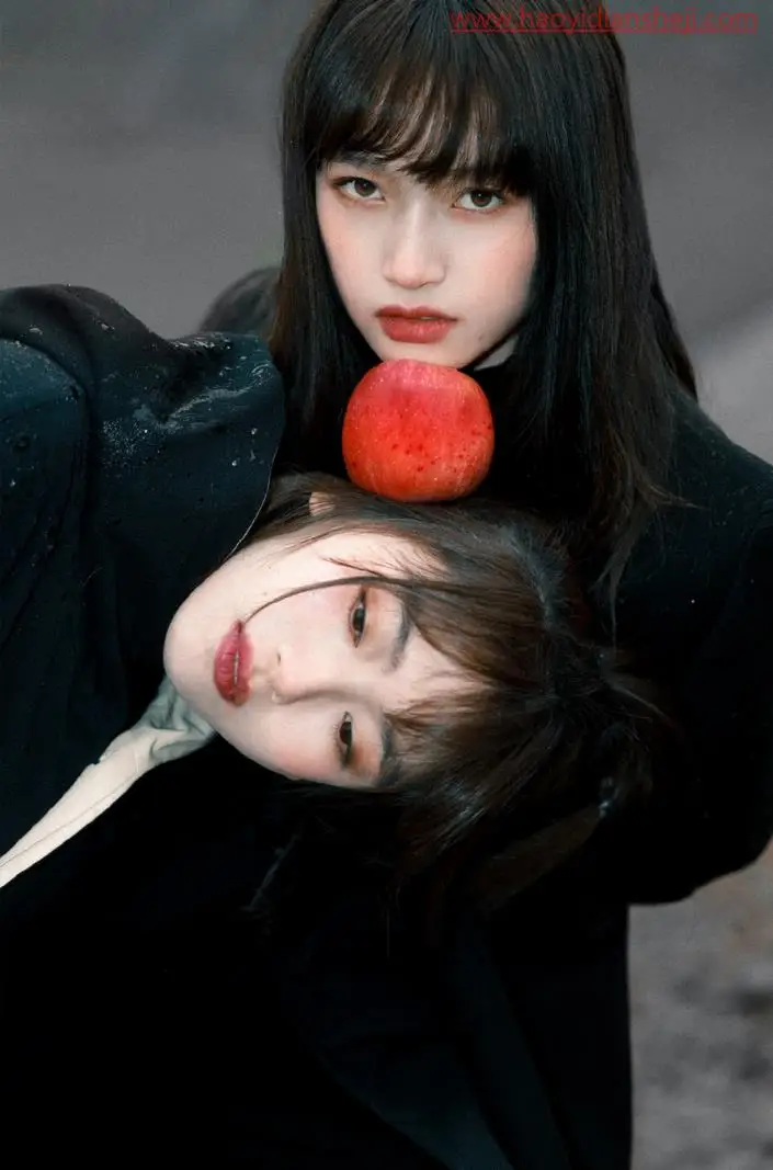 冷色调，给人物照片修出简约的冷淡色调_www.haoyidiansheji.com