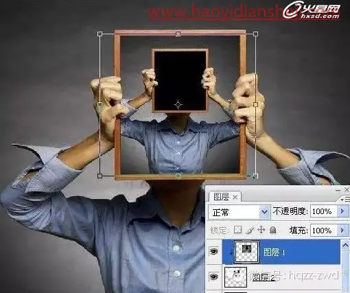 图片效果，合成德罗斯特效应的无限循环效果照片_www.haoyidiansheji.com