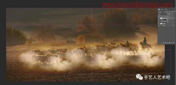 风光后期，给平淡风光照片进行画意效果修图_www.haoyidiansheji.com