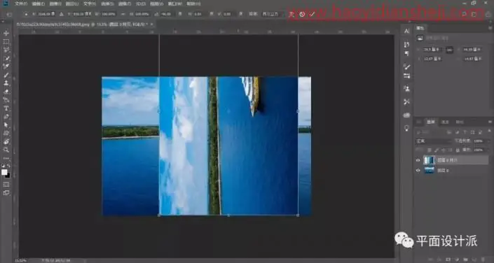 坍塌效果，制作一种像盗梦空间效果的空间倒置坍塌效果照片_www.haoyidiansheji.com