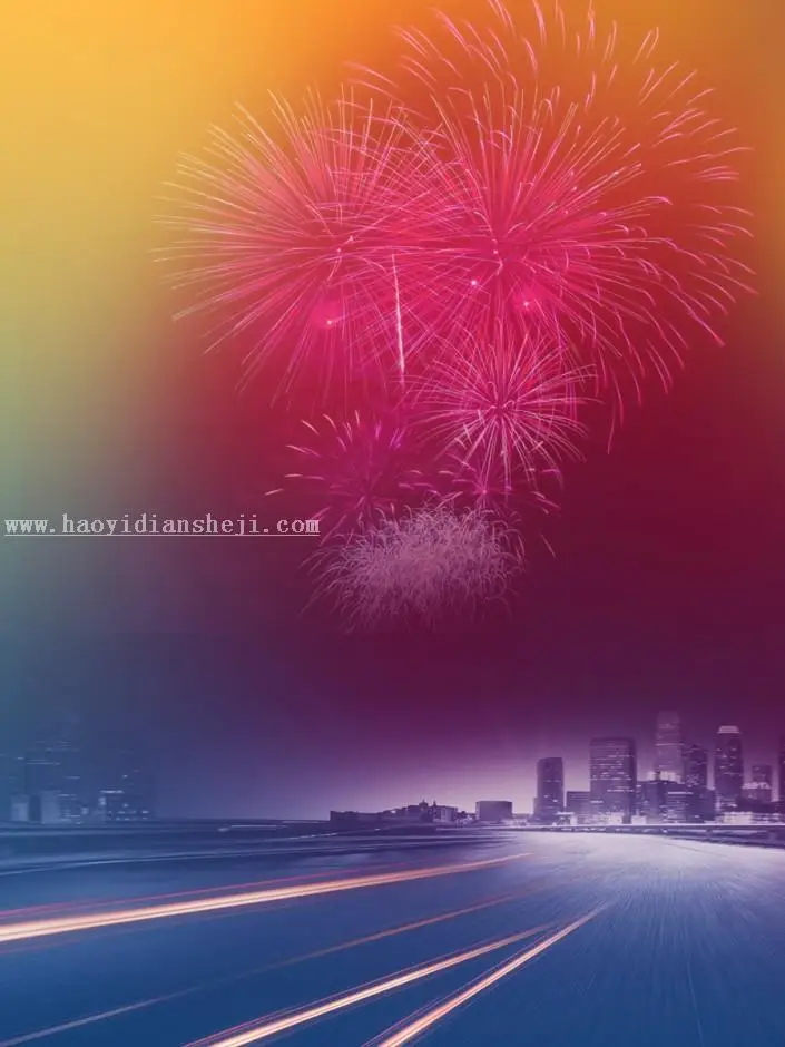 临摹背景，用Photoshop临摹绚丽多彩的背景_www.haoyidiansheji.com