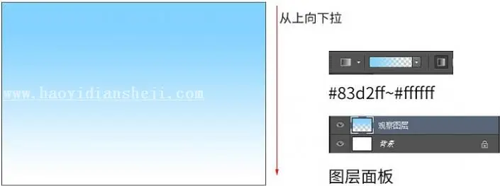 旅游海报，设计普吉岛沙滩旅游景区海报教程_www.haoyidiansheji.com