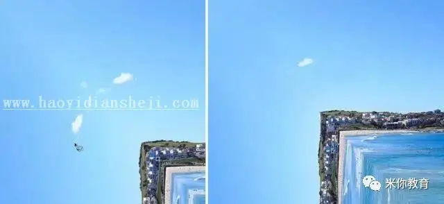 创意合成，PS合成超酷立体空间效果_www.haoyidiansheji.com