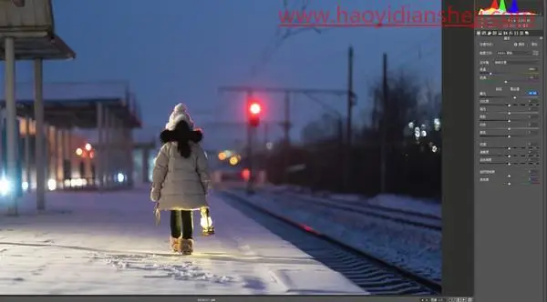 电影色，教你拍出并修出雪天电影感照片_www.haoyidiansheji.com