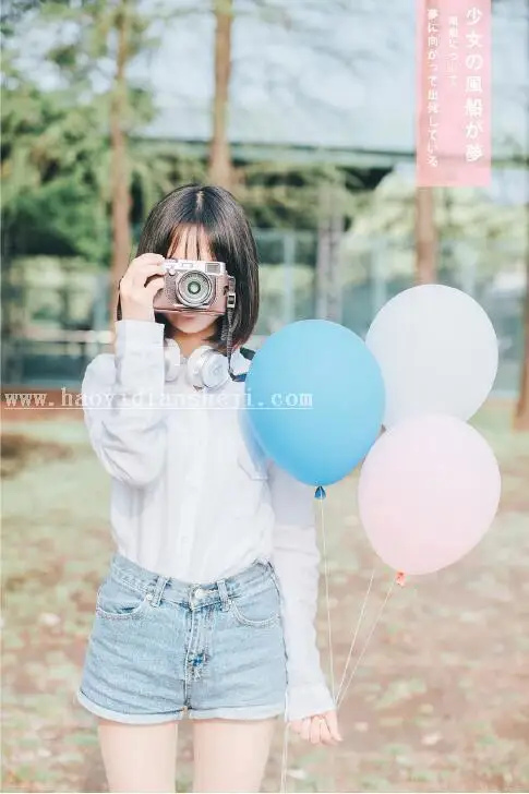 小清新，通过LR和PS调出气球少女小清新色调_www.haoyidiansheji.com