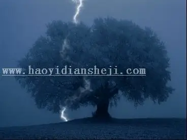 闪电效果，利用分层云彩快速制作闪电效果_www.haoyidiansheji.com