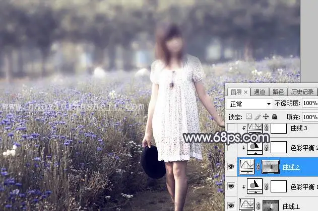 紫色调，调出紫中色梦幻照片效果_www.haoyidiansheji.com