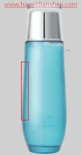 产品修图，给化妆品瓶子进行超细精修_www.haoyidiansheji.com