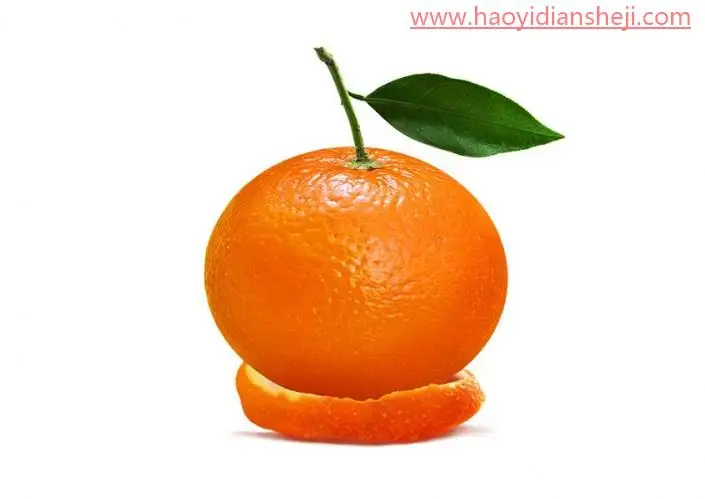 创意合成，制作一只长在桔子上的米老鼠图案_www.haoyidiansheji.com